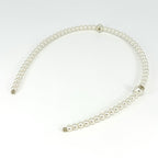 CHANEL WHITE PEARL HEADBAND