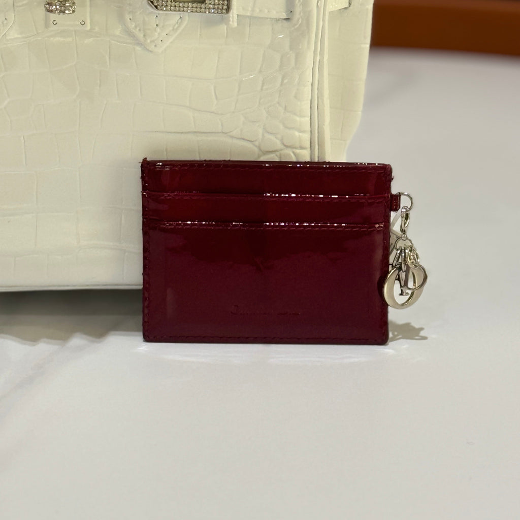 LADY DIOR FREESIA CARD HOLDER