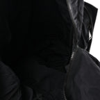 Nappa Nylon Intreccio Packable Backpack Black