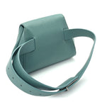 Grained Calfskin Geometric Belt Bag Storm
