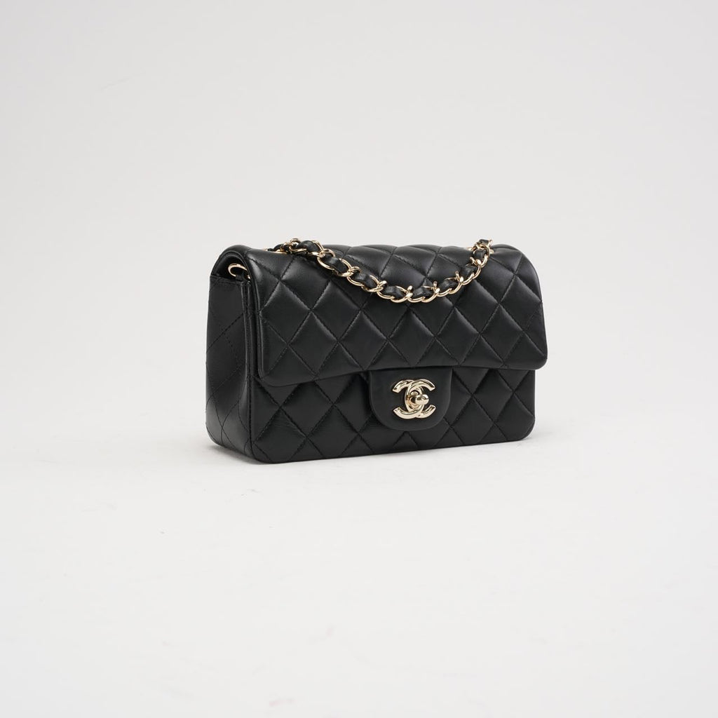 Chanel Black Mini Tangle Classic Flap Bag 2019