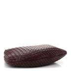 Lambskin Intrecciato Medium Padded Veneta Deep Mahogany