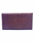 BALENCIAGA Brown Ostrich Wallet