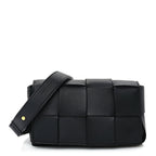 Nappa Maxi Intreccio The Belt Cassette Bag Black