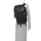 Calfskin Intrecciato Sassolungo Backpack Black Multicolor
