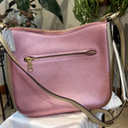 COACH Metallic Color-Block Leather Chaise Crossbody Handbag New