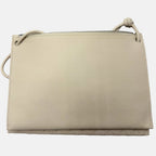 Crossbody Pouch Ivory Intrecciato Leather