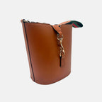 Ophidia Mini Bucket Bag Tri Tone Calfskin with Web Strap