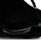 Nappa Intrecciato Medium Andiamo Shoulder Bag Black
