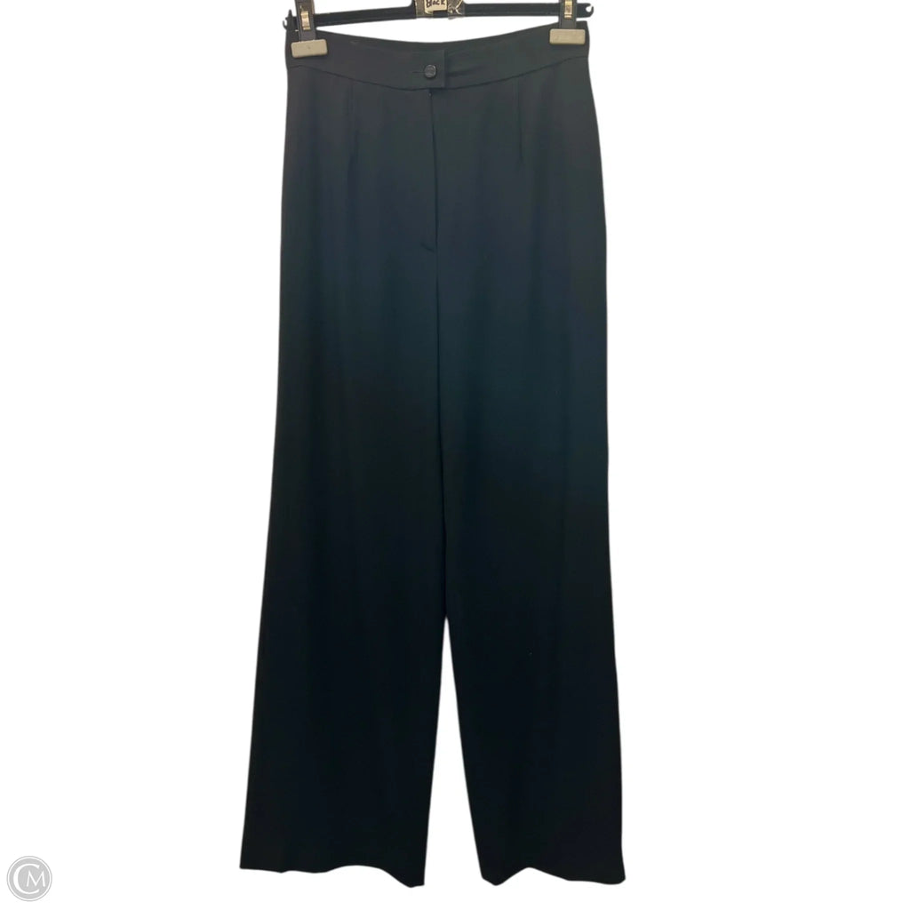 Pants Luxury Designer By Chanel In Black, Size: 8