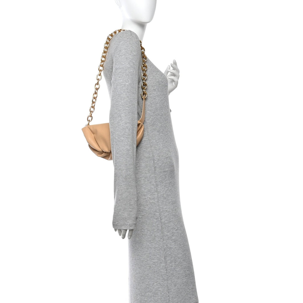 Nappa The Belt Chain Pouch Almond