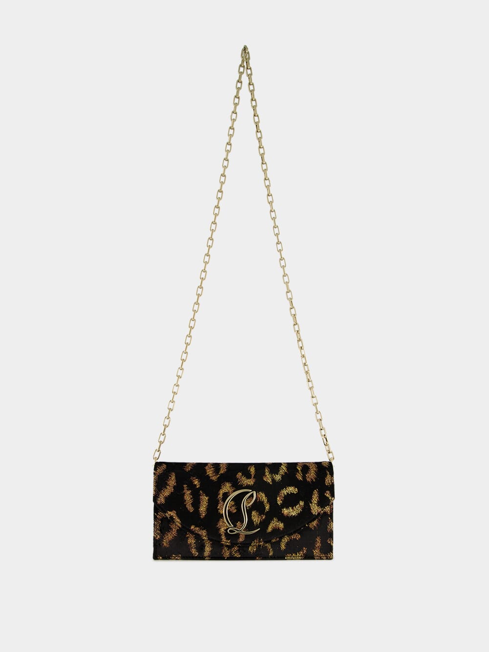 Loubi54 Leo Velvet Silk Clutch