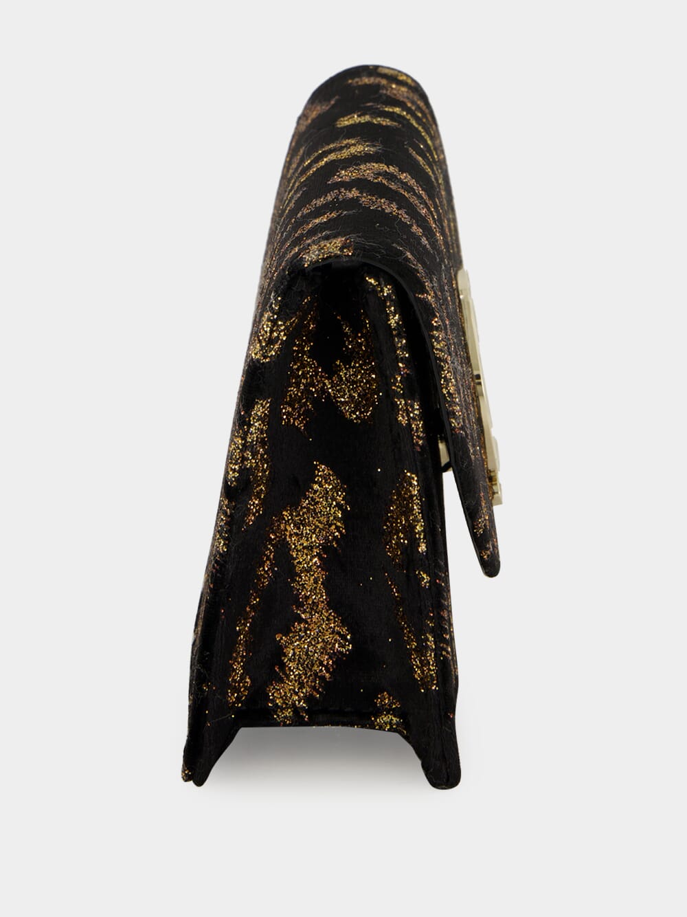 Loubi54 Leo Velvet Silk Clutch