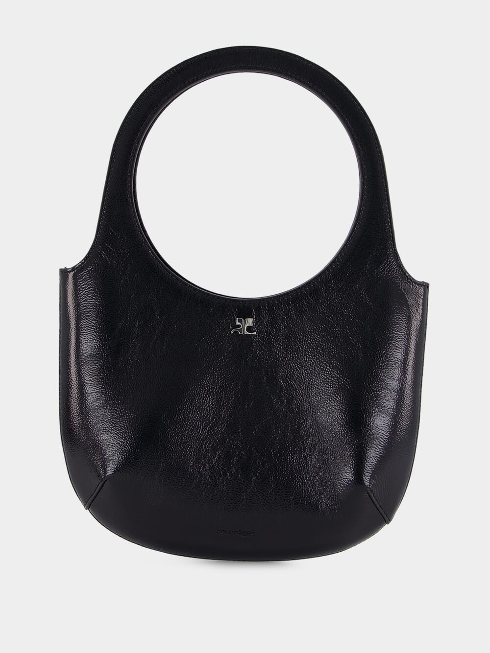 Black Naplack Leather Holy Bag