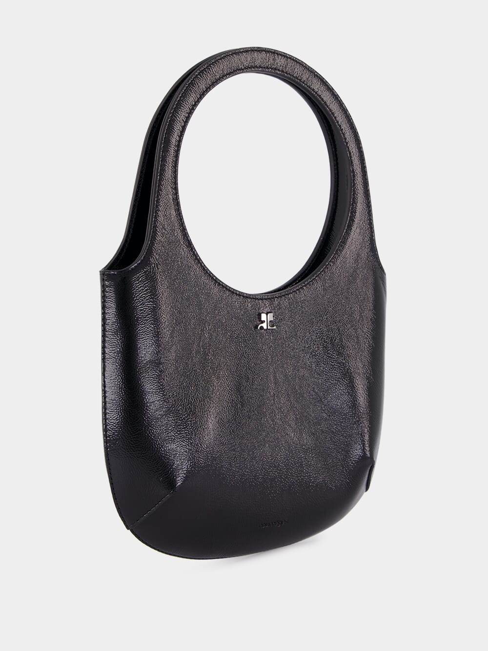 Black Naplack Leather Holy Bag