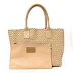 Nappa Intrecciato Small Cabat Colonial Lotus Aurora