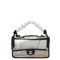 Chanel Sand By The Sea Classic Flap Bag Medium with Pearl Strap – 2018 Collection