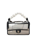 Chanel Sand By The Sea Classic Flap Bag Medium with Pearl Strap – 2018 Collection