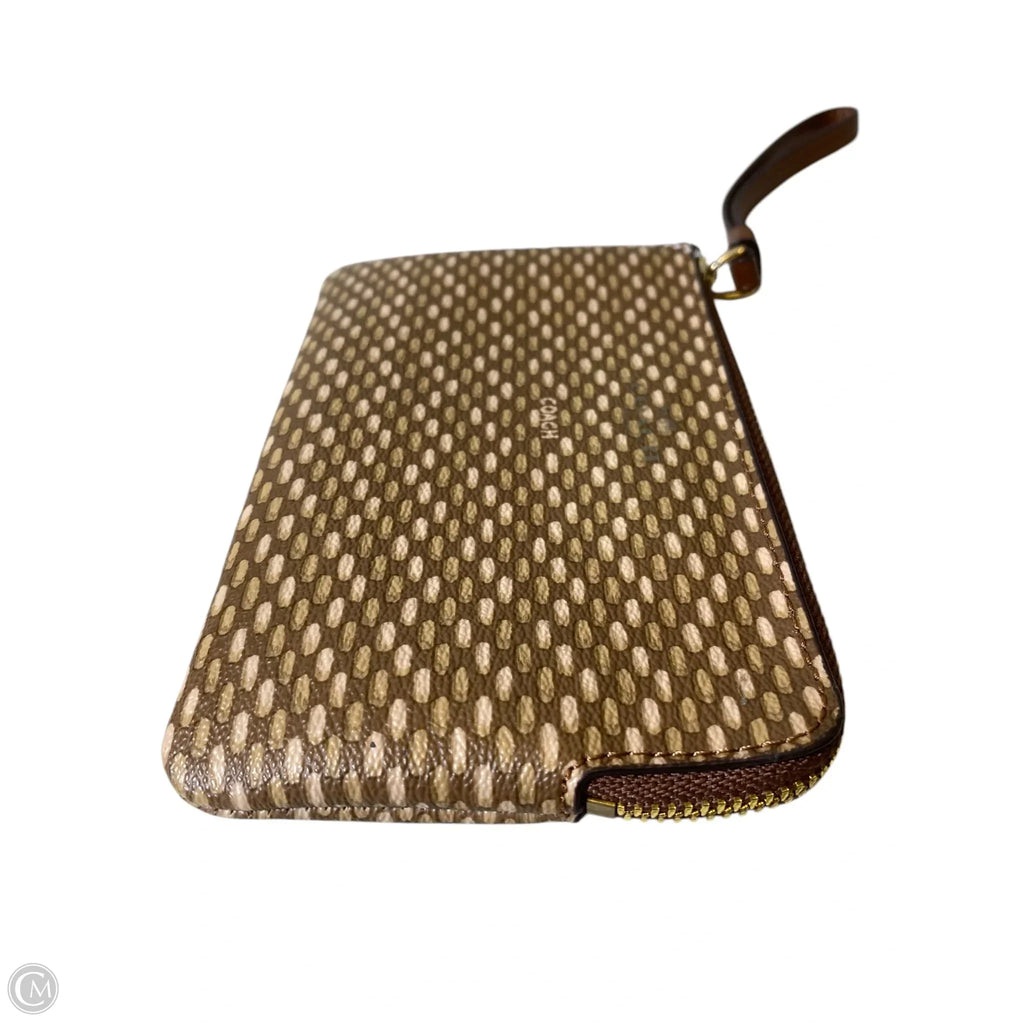 Wristlet Designer By Coach, Size: Medium