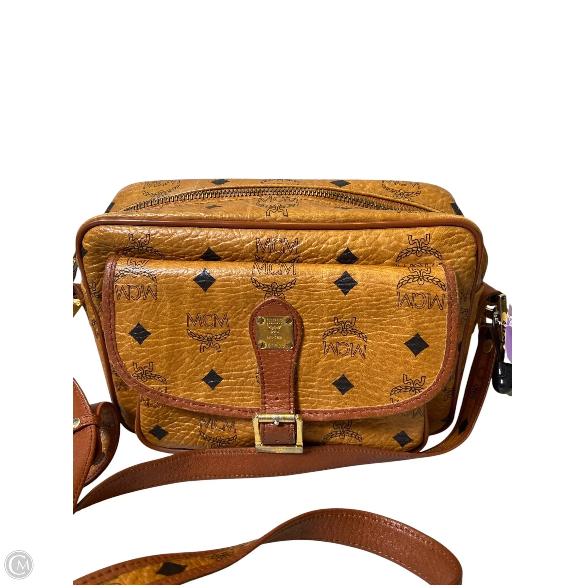 Crossbody Luxury Designer By Mcm, Size: Medium