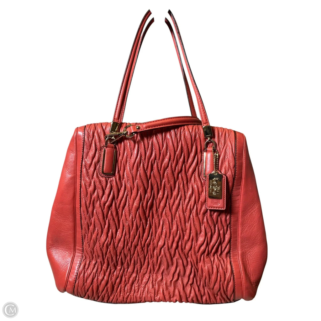 Handbag Designer By Coach, Size: Large