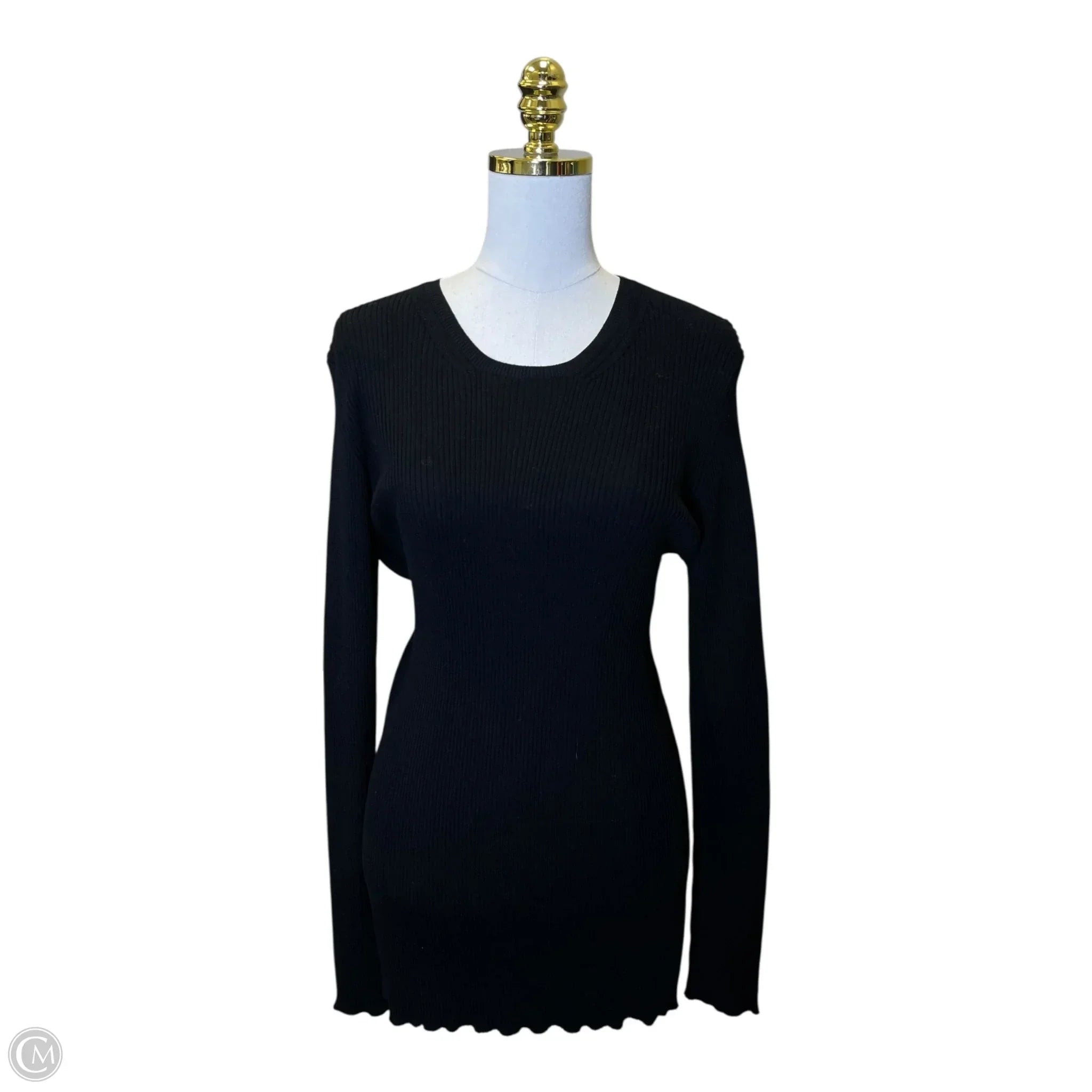 Sweater Luxury Designer By Prada In Black, Size: Xl