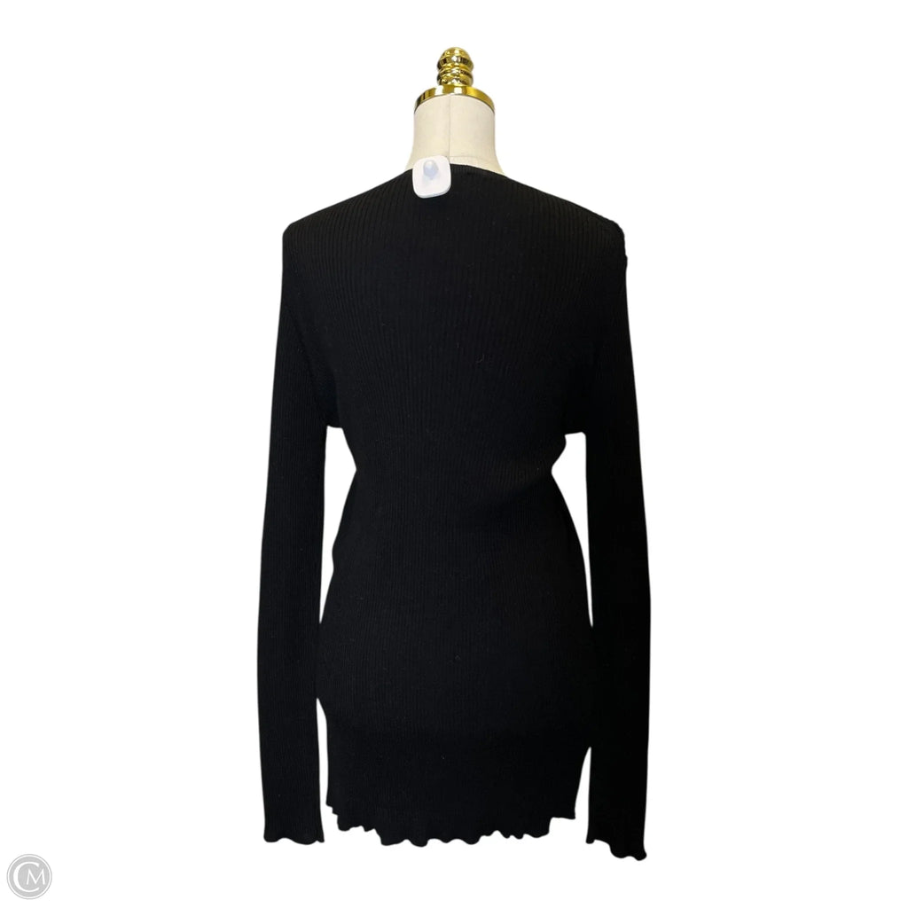 Sweater Luxury Designer By Prada In Black, Size: Xl