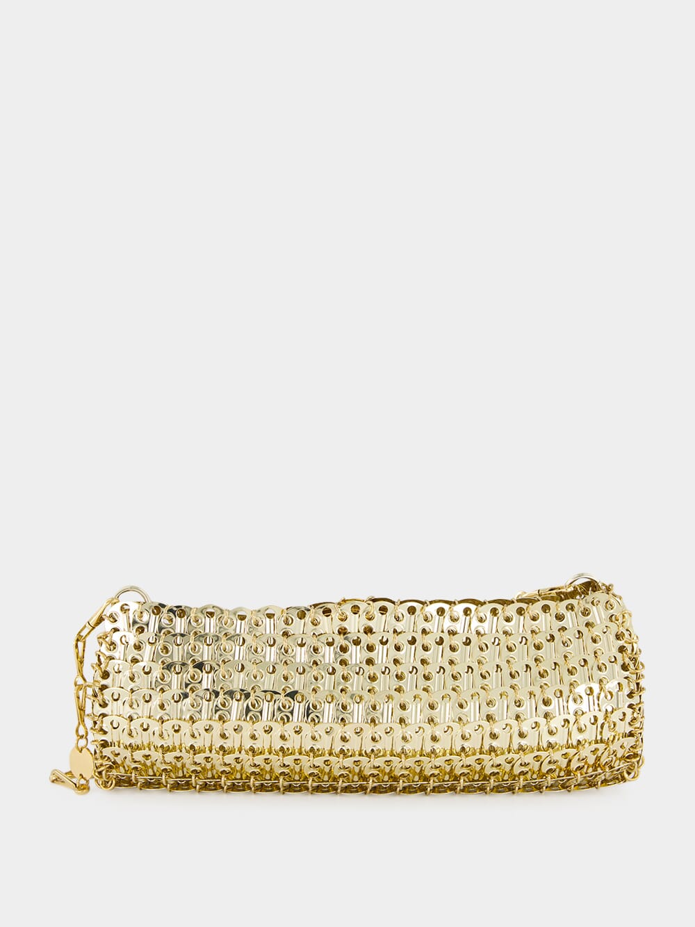 Gold 1969 Metal Disc Clutch Bag