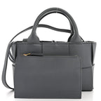 Nappa Maxi Intrecciato Arco Tote Thunder