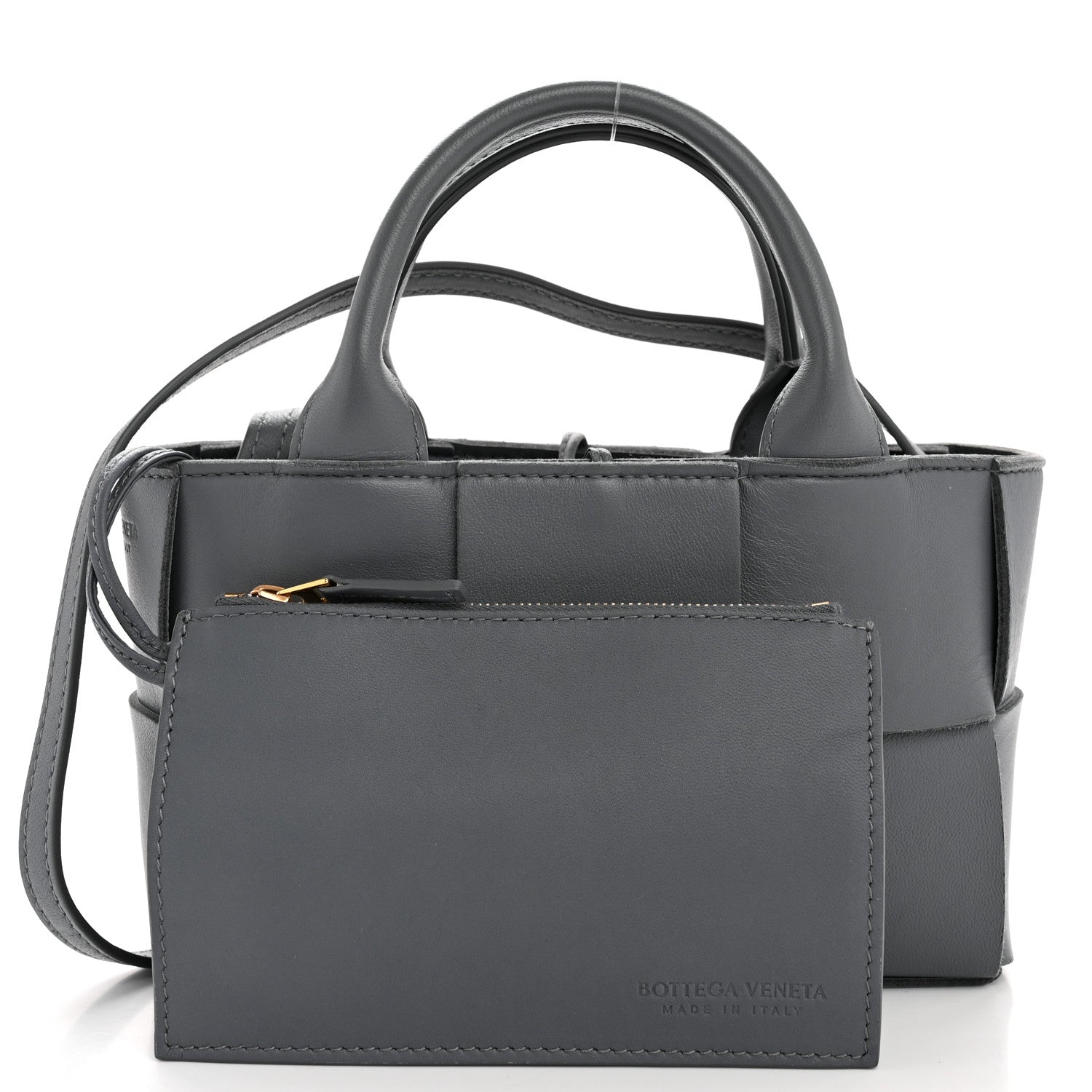 Nappa Maxi Intrecciato Arco Tote Thunder