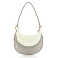 Nappa Intrecciato Small Gemelli Agate Grey Glacier