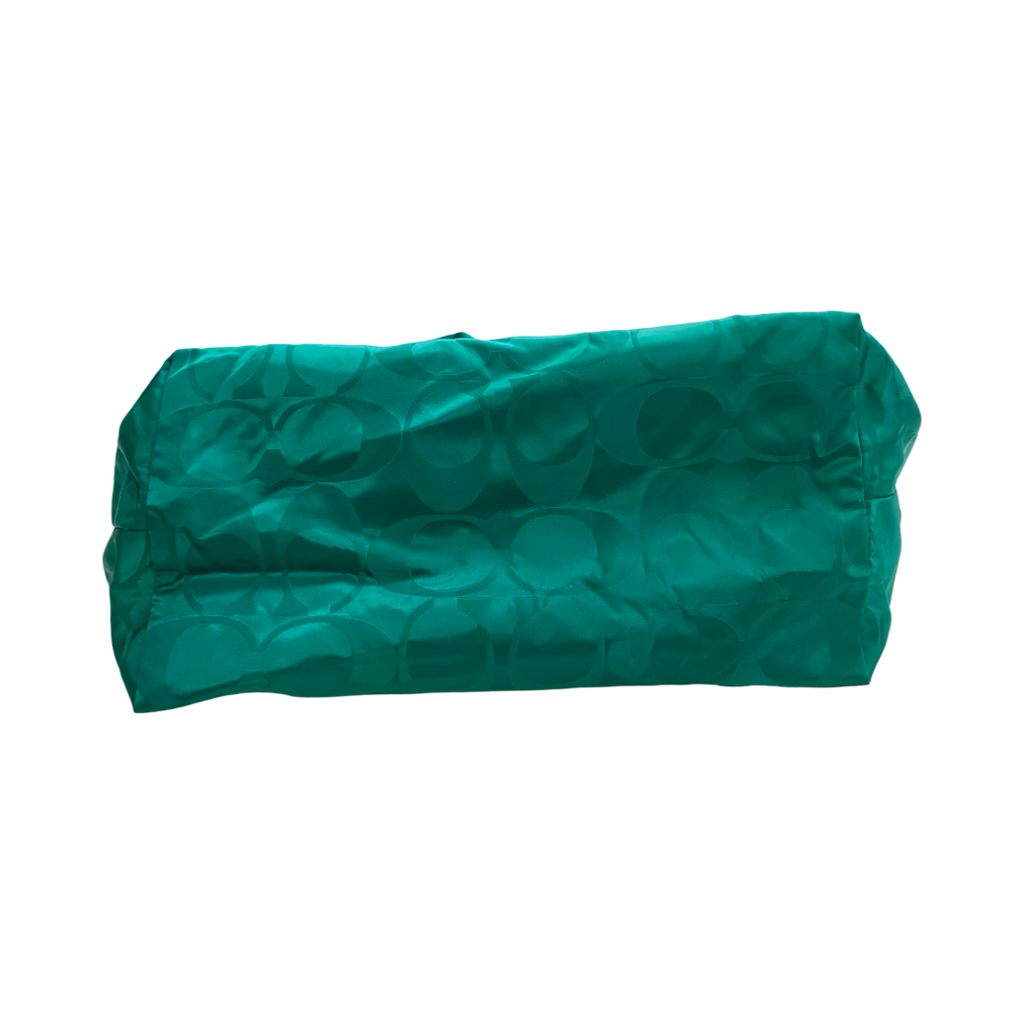 Handbag Designer By Coach In Green, Size:Large