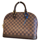 Handbag Luxury Designer By Louis Vuitton In Brown, Size:Medium