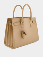 Sac de Jour Baby in Smooth Leather in Dark Beige