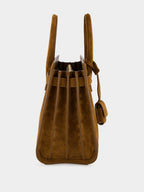 Sac de Jour Baby in Suede in Caramel Cognac