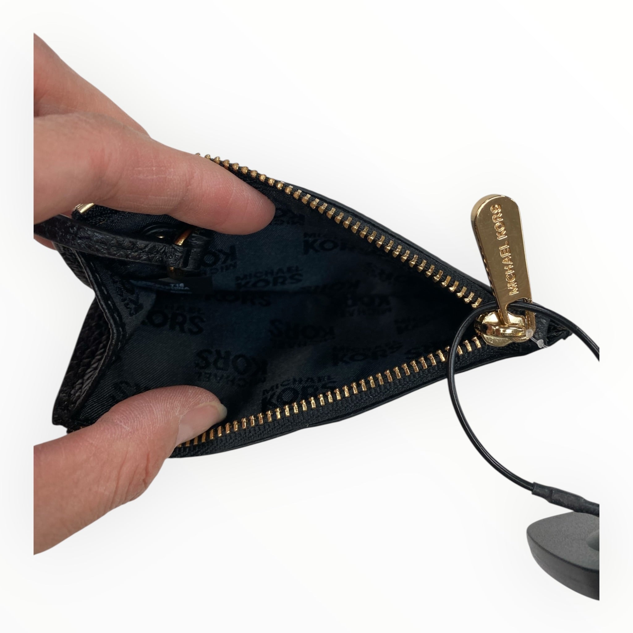Wallet Designer By Michael Kors In Black, Size:Small