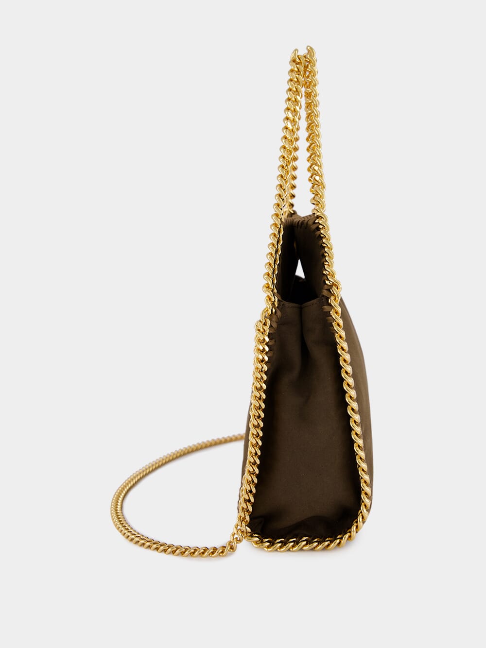 Moka Brown Falabella Mini Shoulder Bag