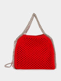 Lipstick Red Falabella Mini Mesh Tote