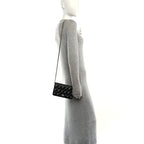 Lambskin Quilted All About Chanel Charm Wallet On Chain WOC Black