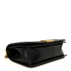 Lambskin Quilted Medium Boy Flap Black