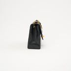 Chanel Vintage Mini Square Classic Flap Lambskin Black 1991
