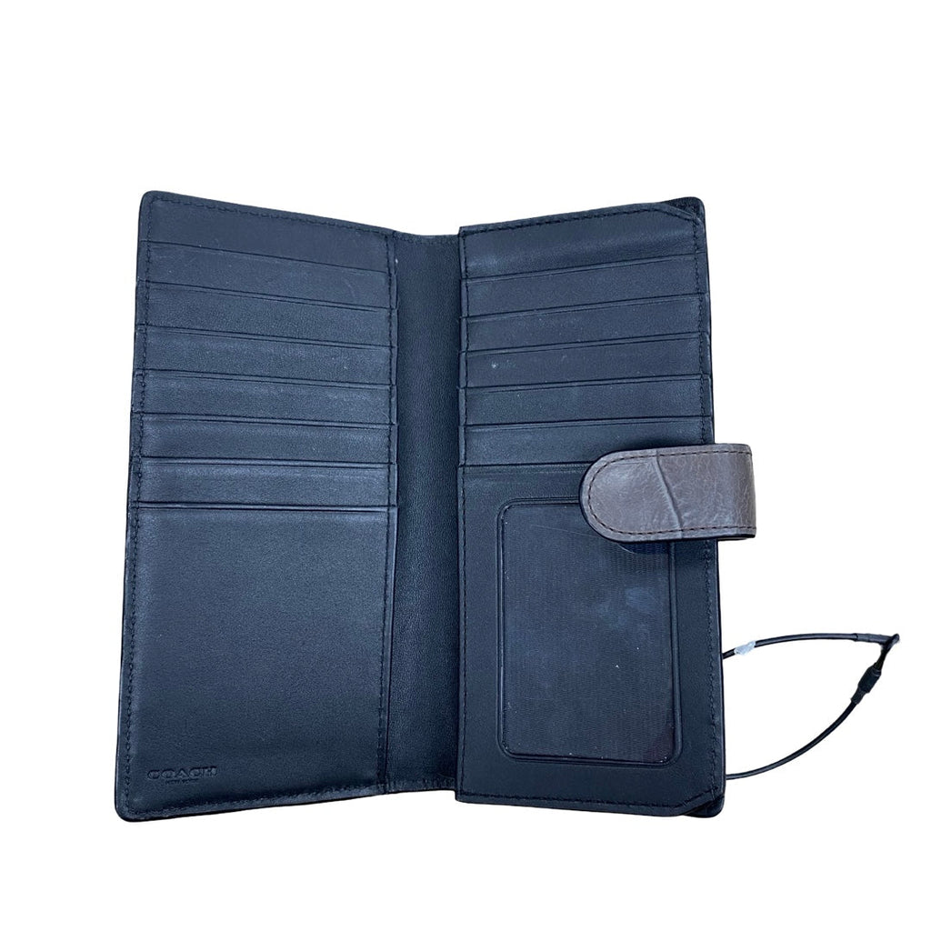 Wallet Designer By Coach In Grey, Size:Medium