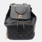 Backpack Black Caviar Leather