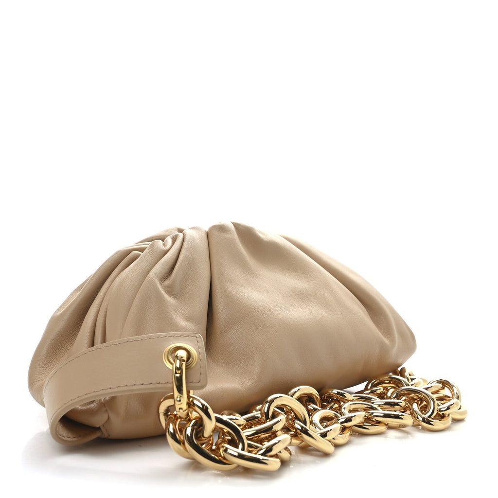 Nappa The Belt Chain Pouch Almond