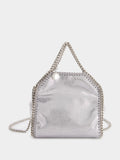 Silver Tiny Falabella Tote Bag