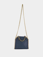 Feather Blue Falabella Tiny Tote Bag