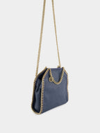 Feather Blue Falabella Tiny Tote Bag