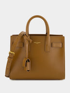 Sac de Jour in Fox Brown Smooth Leather