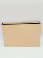 Clutch Luxury Designer By Chloe In Black & Cream, Size:Large