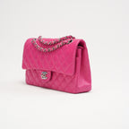 Chanel Pink Timeless Medium Double Flap Bag 2014